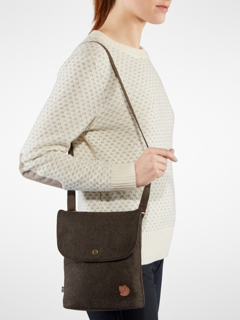 FJALLRAVEN Norrvåge Pocket Wool Blend Shoulder bag